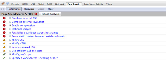 Page Speed: Optimising with Page Speed