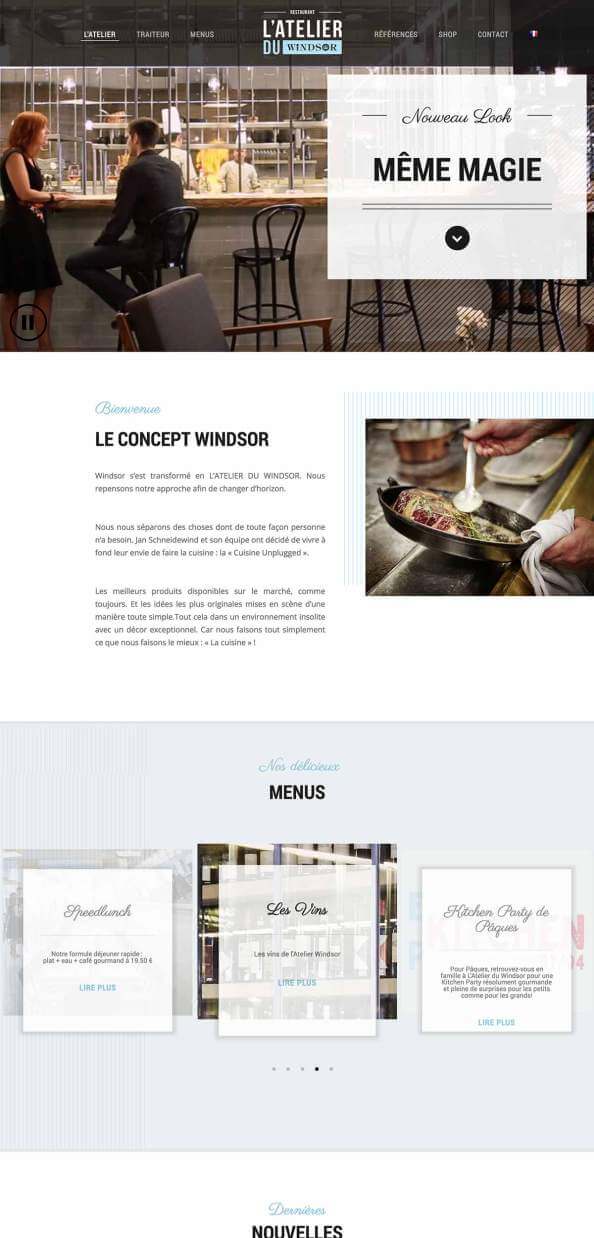 Restaurant Atelier du Windsor