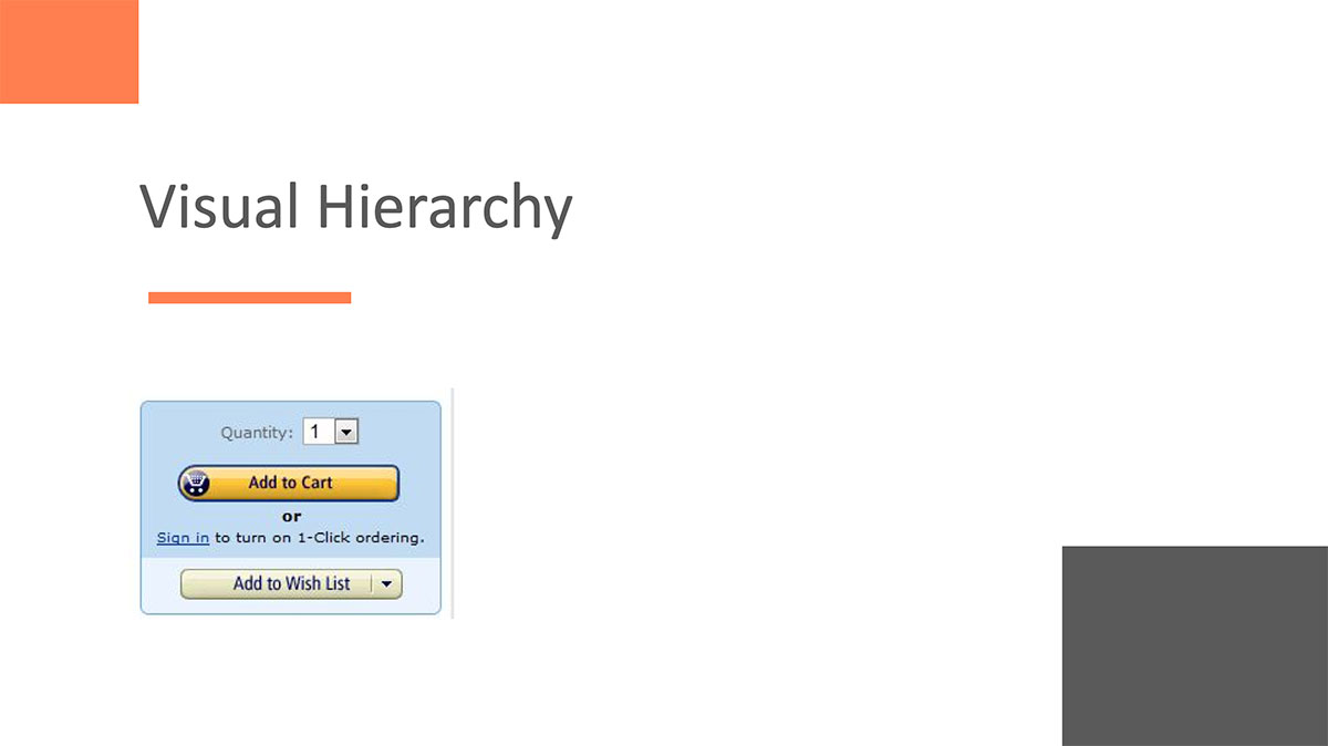 Visual hierarchy Visual hierarchy