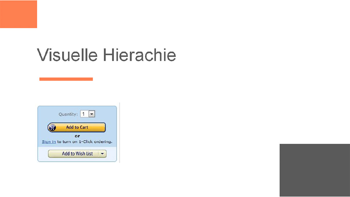 Visuelle Hierarchie Visuelle Hierarchie